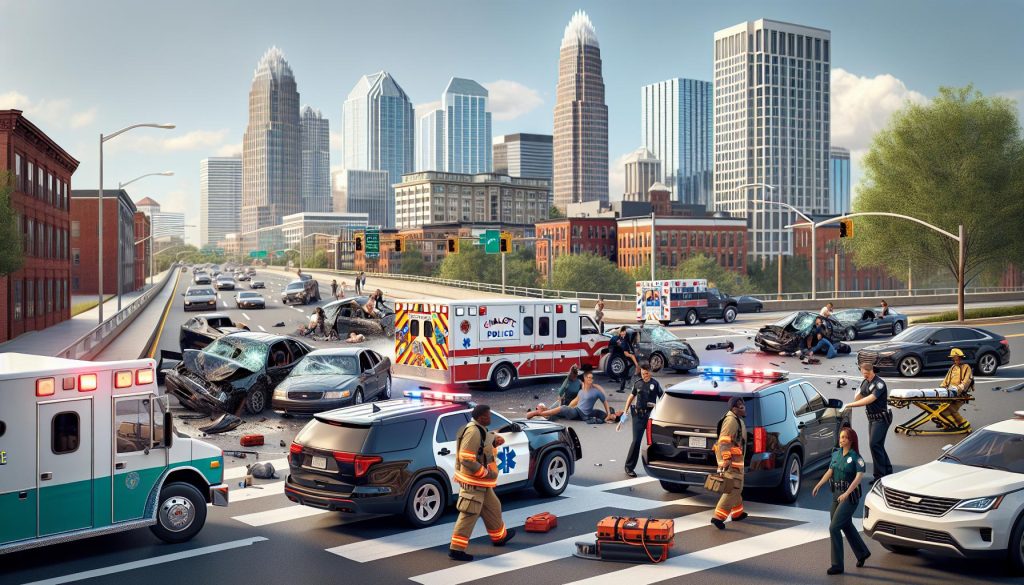 Multi-vehicle accidents in Charlotte